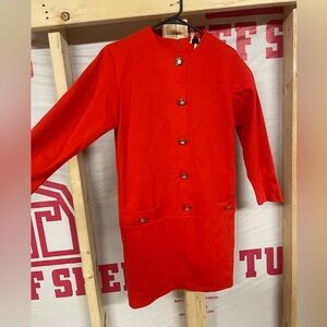 Vintage alert! 60s Orange MOD dress